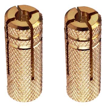 Brass Drop in Anchors
